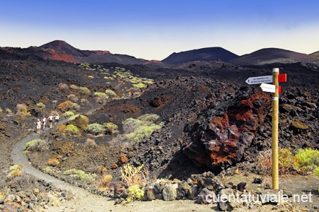 Fuencaliente. Monumento Natural Volcanes de Teneguía. La Palma.